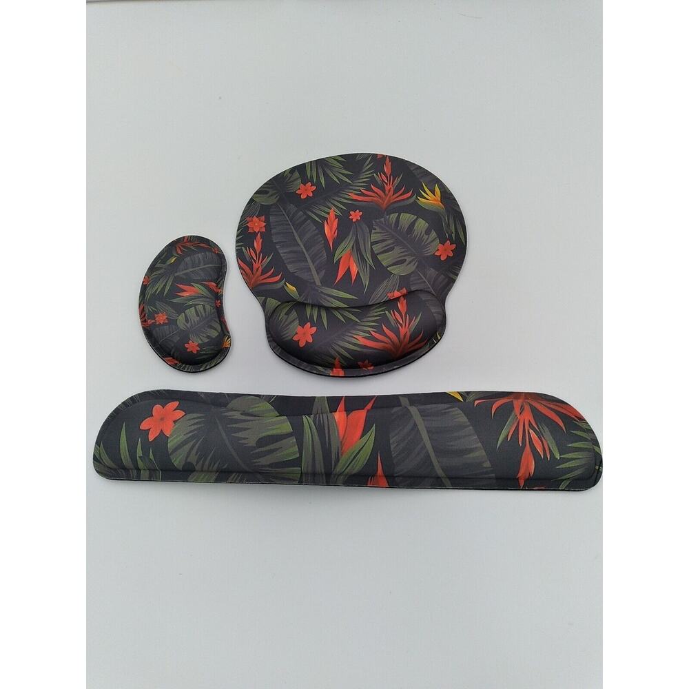 Keyboard Wrist Rest Pad and Ergonomic Gaming Mouse Pad Wrist Support Set with...
